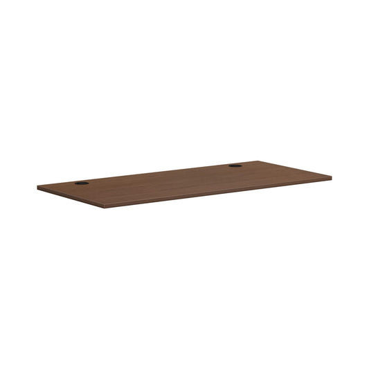 HON Mod Worksurface | Rectangular | 66"W | Sepia Walnut Finish