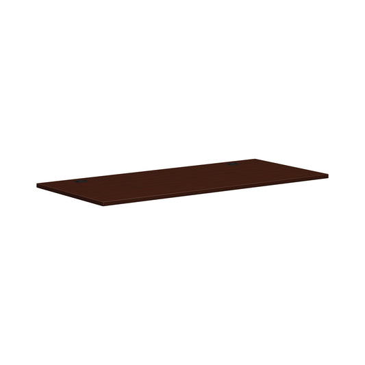 HON Mod Worksurface | Rectangular | 66"W | Traditional Mahogany Finish