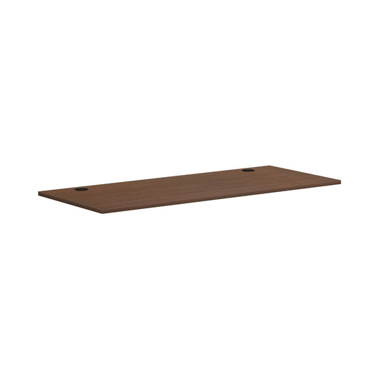 HON Mod Worksurface | Rectangular | 72"W | Sepia Walnut Finish