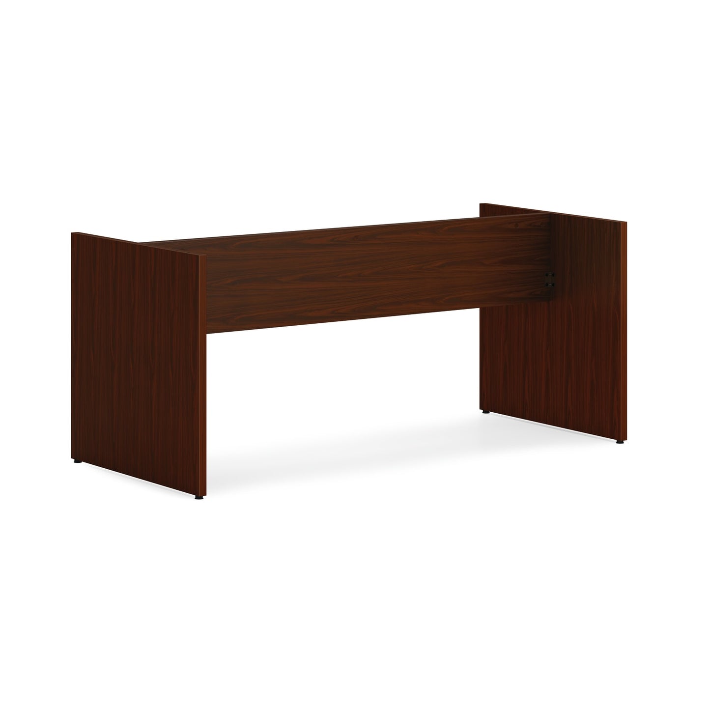 HON Mod Slab Base | For 96" Conference Table Top | Traditional Mahogany Finish