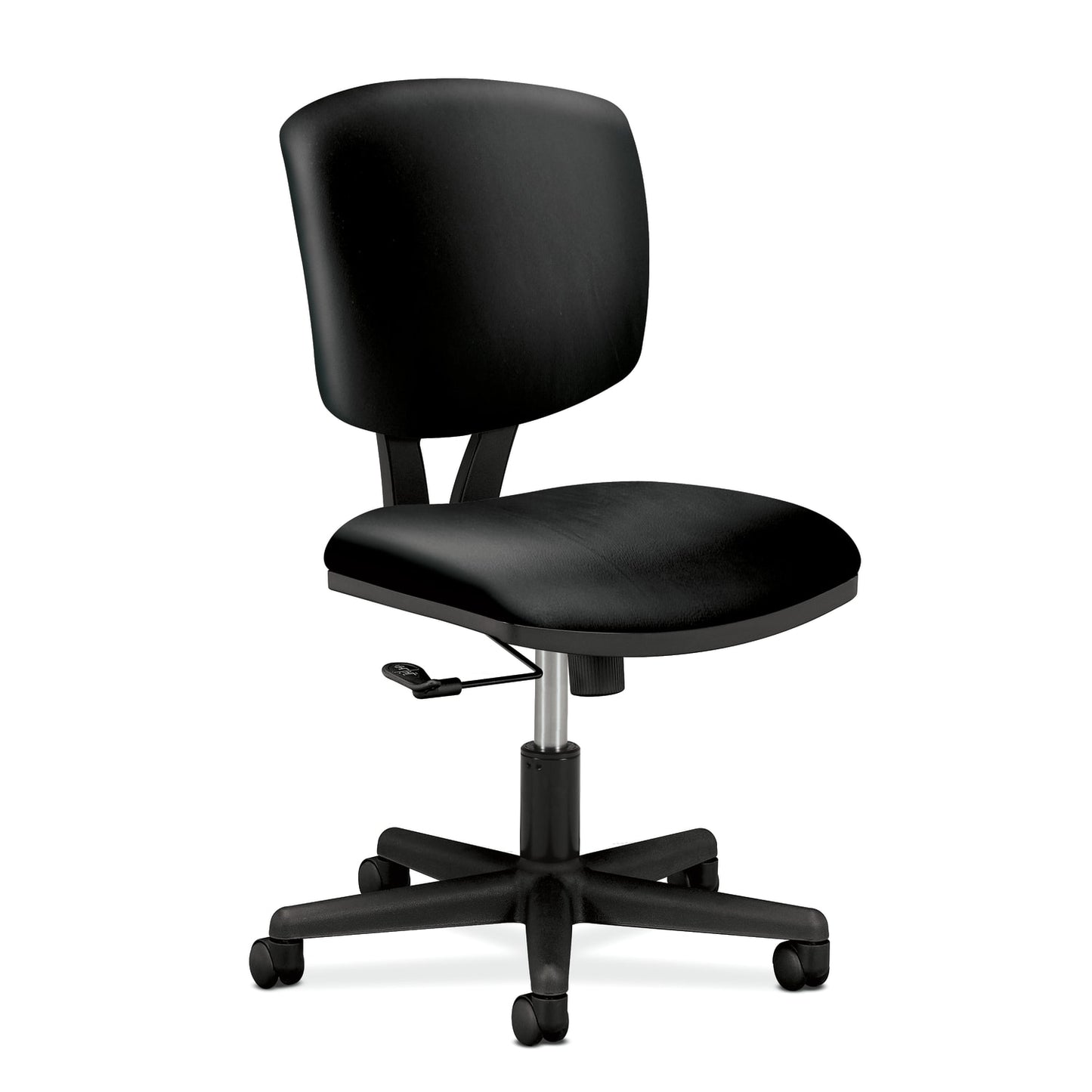 HON Volt Task Chair | Center-Tilt | Black Bonded Leather