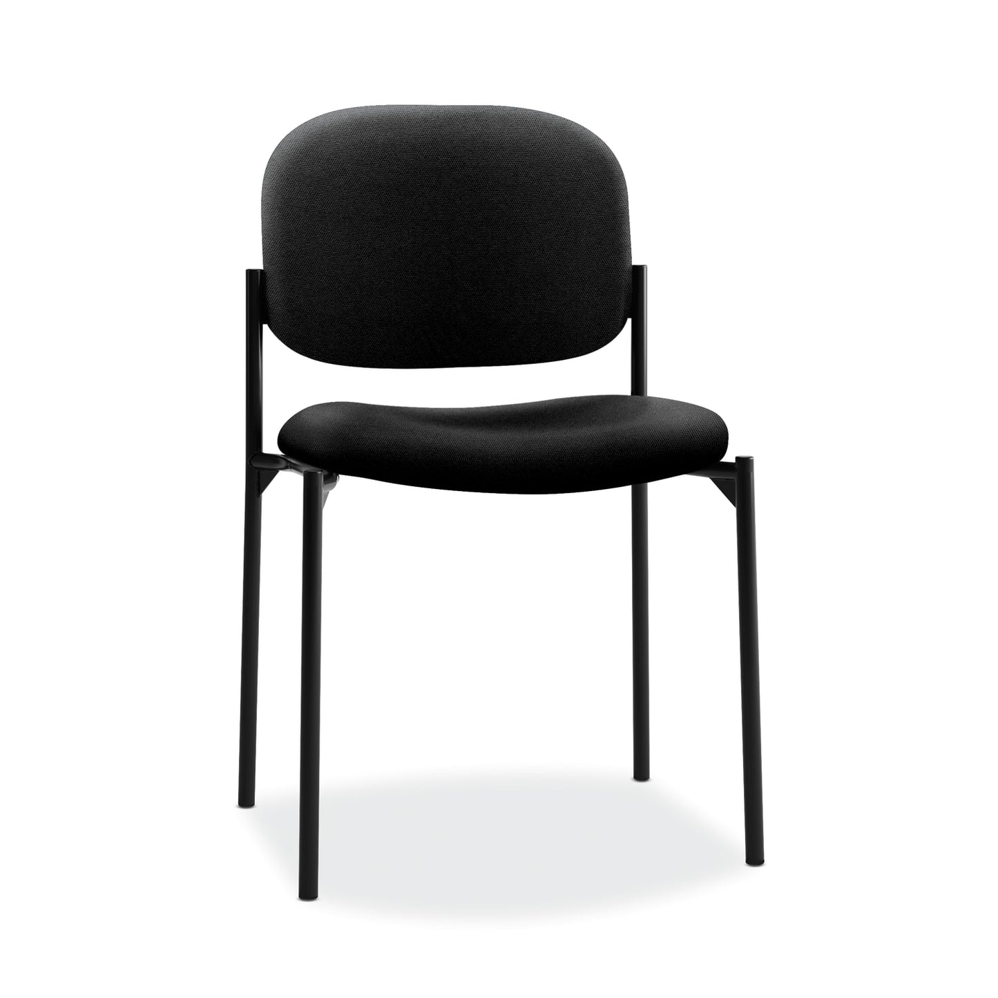 HON Scatter Stacking Guest Chair | Black Fabric